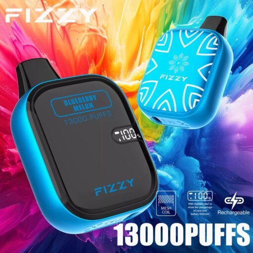 Fizzy Boom 13000 Puffs 2% 5% LCD-Bildschirm mit niedrigem Nikotingehalt in großen Mengen. Kaufen Sie wiederaufladbare Einweg-Vapes im Großhandel – Bild 9