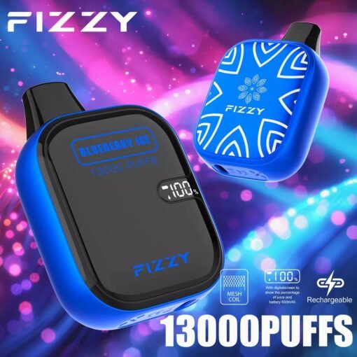 Fizzy Boom 13000 Puffs 2% 5% LCD-Bildschirm mit niedrigem Nikotingehalt in großen Mengen. Kaufen Sie wiederaufladbare Einweg-Vapes im Großhandel – Bild 5