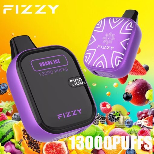 Fizzy Boom 13000 Puffs 2% 5% LCD-Bildschirm mit niedrigem Nikotingehalt in großen Mengen. Kaufen Sie wiederaufladbare Einweg-Vapes im Großhandel – Bild 4