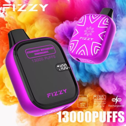 Fizzy Boom 13000 Puffs 2% 5% LCD-Bildschirm mit niedrigem Nikotingehalt in großen Mengen. Kaufen Sie wiederaufladbare Einweg-Vapes im Großhandel – Bild 3