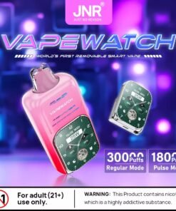 JNR Vape Watch 30000 Puffs Dual Mesh Smart Device 30K 2% Low Nicotine Bulk Kaufen Sie im Großhandel wiederaufladbare Einweg-Vapes Pen - Vapetix