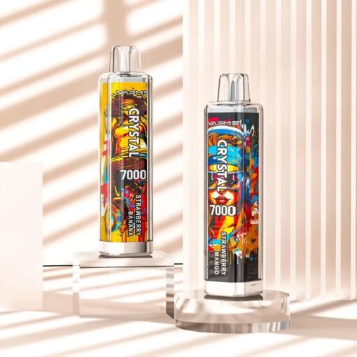 VAPME CRYSTAL 7000 Puffs 2% 5% Nikotin wiederaufladbar Großpackung Kaufen Sie Einweg-Vapes im Großhandel – Bild 3